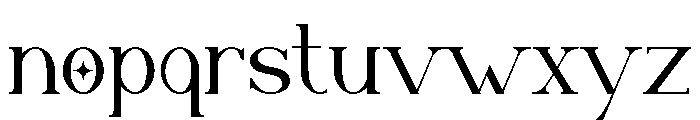 Kangno Font LOWERCASE