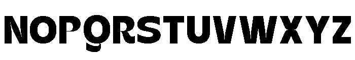 Kanile Black Font UPPERCASE
