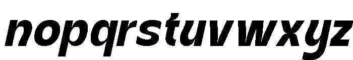 Kanile Bold Italic Font LOWERCASE