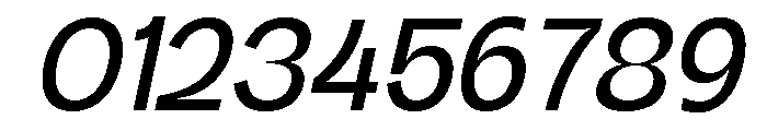 Kanile Italic Font OTHER CHARS