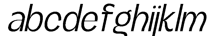 Kanile Light Italic FONT