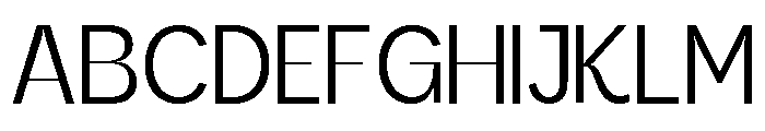 Kanile Light Font UPPERCASE