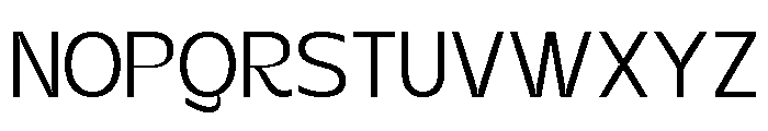 Kanile Light Font UPPERCASE
