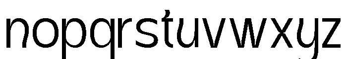 Kanile Light Font LOWERCASE