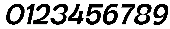 Kanile Medium Italic Font OTHER CHARS