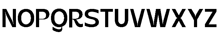 Kanile Medium Font UPPERCASE