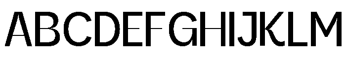 Kanile Regular Font UPPERCASE
