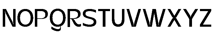 Kanile Regular Font UPPERCASE