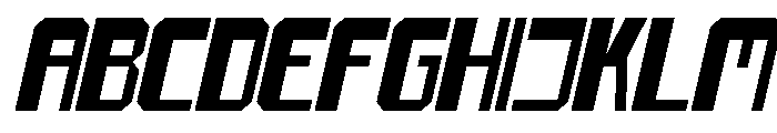 Kanio Oblique Font UPPERCASE