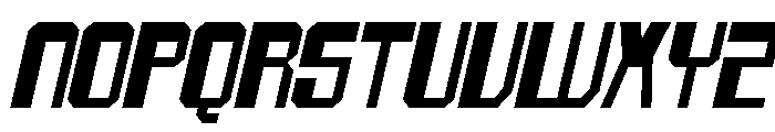 Kanio Oblique Font UPPERCASE