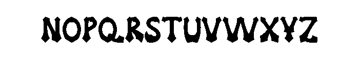 Kanjuruhan Font LOWERCASE