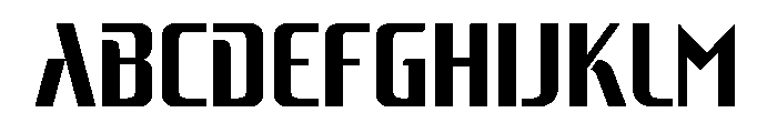 Kanom Font UPPERCASE
