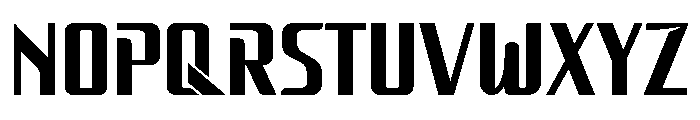 Kanom Font UPPERCASE