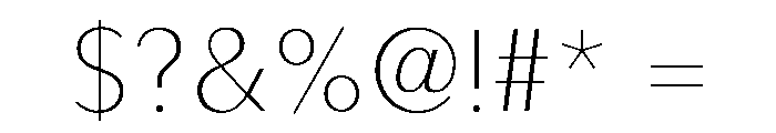 Kanovi Font OTHER CHARS