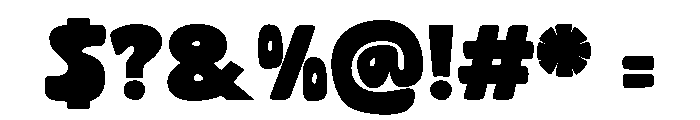 Kanyon Sunny Regular Font OTHER CHARS