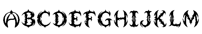 Kara Regular Font UPPERCASE