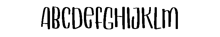 Karage Font UPPERCASE