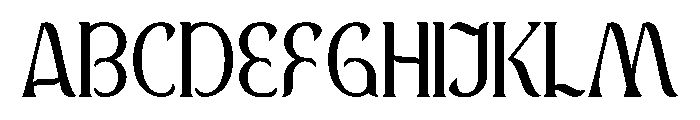 Karatsu Font UPPERCASE
