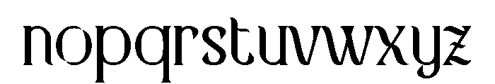 Karatsu Font LOWERCASE