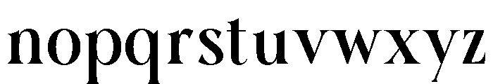 Karena Serif Black Font LOWERCASE