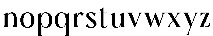 Karena Serif Bold Font LOWERCASE