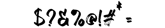 Kari Sea Regular Font OTHER CHARS