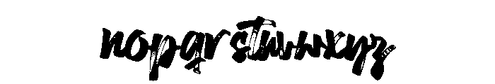 Kari Sea Regular Font LOWERCASE