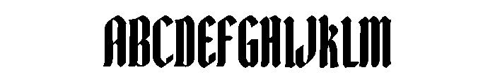 Karmaro Font UPPERCASE