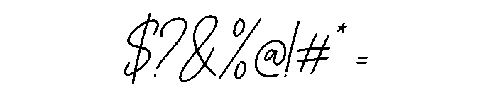 Kartina Italic Font OTHER CHARS