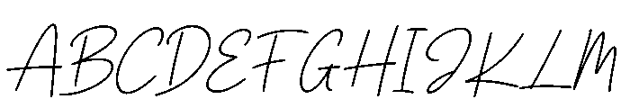 Kartina Italic Font UPPERCASE