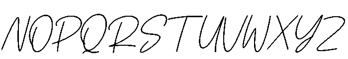 Kartina Italic Font UPPERCASE
