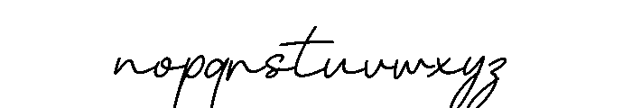 Kartina Italic Font LOWERCASE
