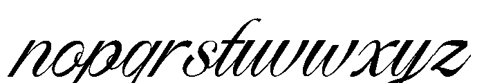 Kasfia Sirius Italic Font LOWERCASE