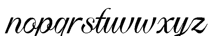 Kasfia Sirius Font LOWERCASE