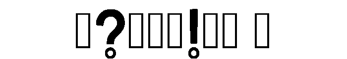 Kashmir Regular Font OTHER CHARS