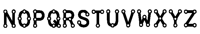 Kashmir Regular Font LOWERCASE