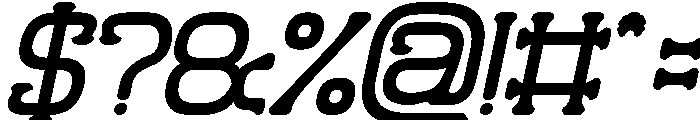 Kasih & Sayang Bold Italic Font OTHER CHARS