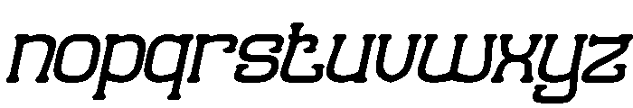 Kasih & Sayang Bold Italic Font LOWERCASE