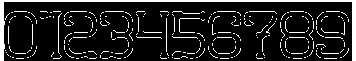 Kasih & Sayang-Hollow-Inverse Font OTHER CHARS