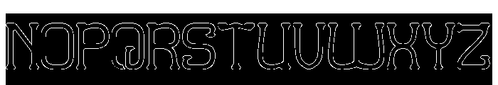 Kasih & Sayang-Hollow-Inverse Font UPPERCASE