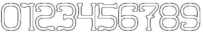 Kasih & Sayang-Hollow Font OTHER CHARS