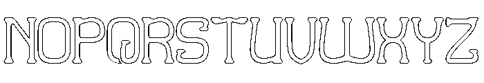 Kasih & Sayang-Hollow Font UPPERCASE