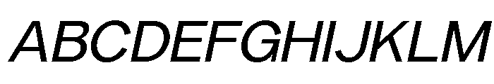 Kasnova Italic Font UPPERCASE