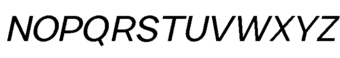 Kasnova Italic Font UPPERCASE