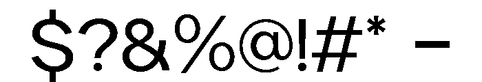 Kasnova Regular Font OTHER CHARS