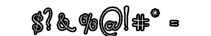 Kastelle-Regular Font OTHER CHARS