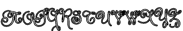 Kastelle-Regular Font UPPERCASE