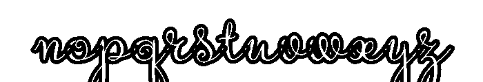 Kastelle-Regular Font LOWERCASE