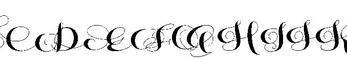 KastoniaScript Font UPPERCASE