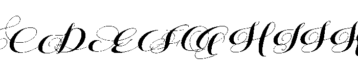 KastoniaScriptSlant Font UPPERCASE